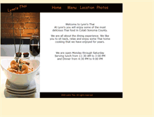 Tablet Screenshot of lynnthai.com